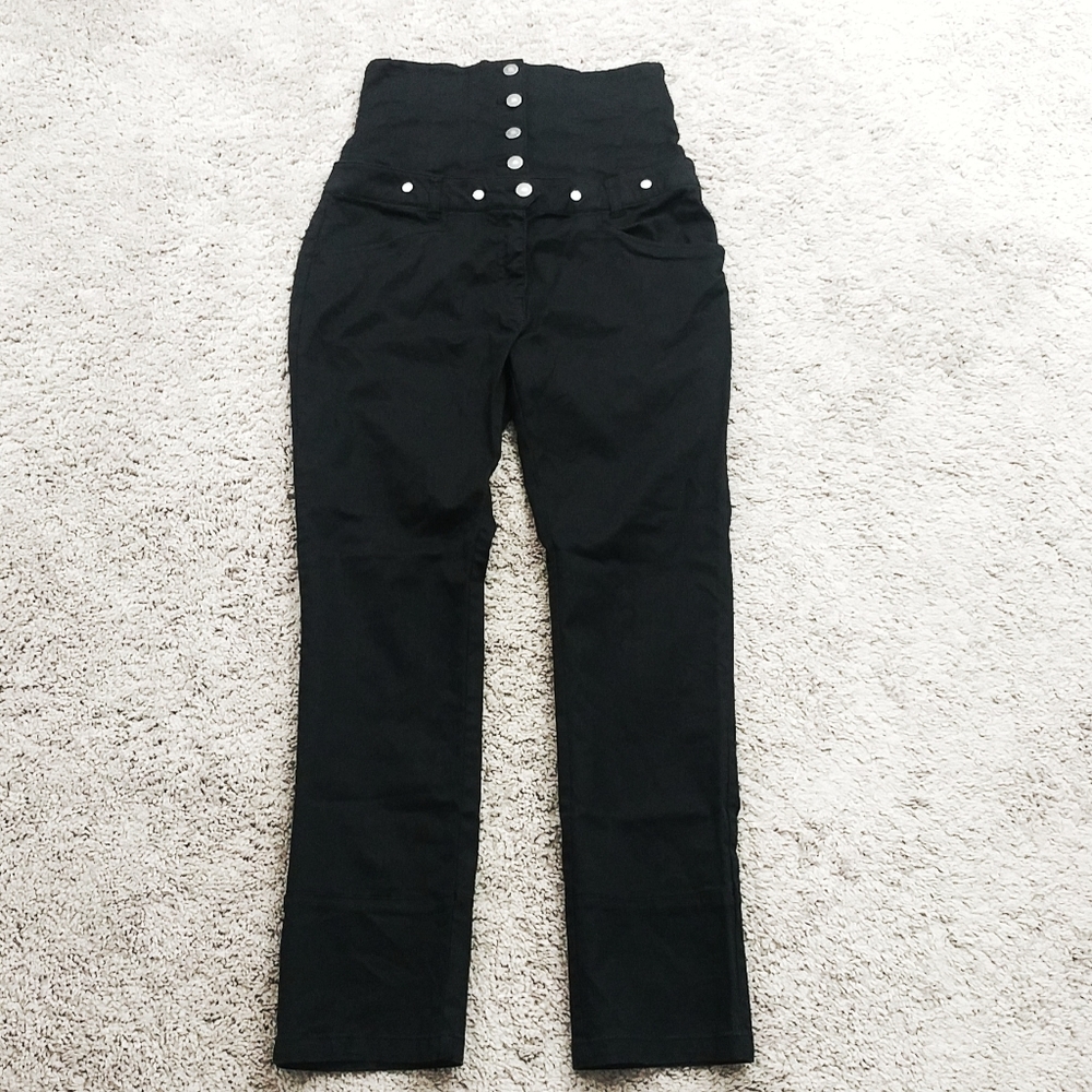 Sisley Pants Snap on High Waist